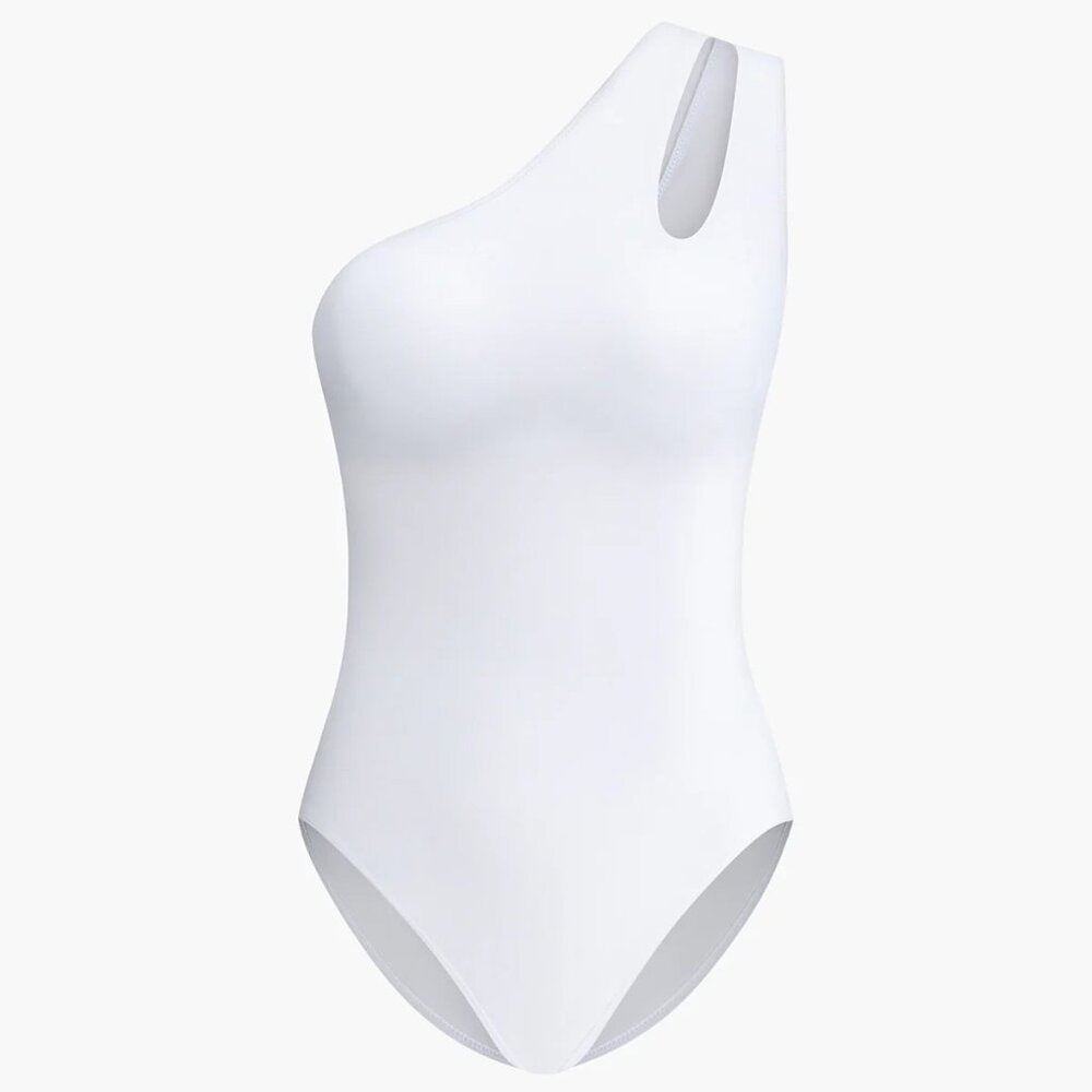Commense Asymmetrical Cutout One Piece Swimsuit NWT, Size M - Picture 7 of 14